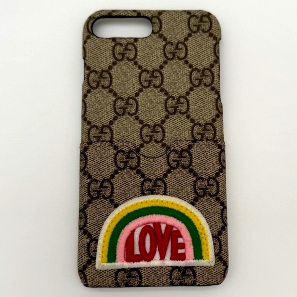 Gucci Gg Supreme Rainbow Patch Iphone 7 Plus And … - image 1